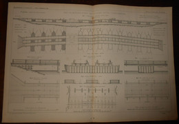 Plan De Bâteaux établi Sur La Seine Entre Clichy Et Asnières. 1871. - Travaux Publics