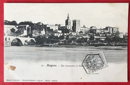 France N°107 Sur CPA, TAD Recette Auxiliaire AVIGNON A 2.8.1905 - (A725) - 1877-1920: Semi Modern Period