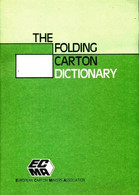 The Folding Carton Dictionary De Collectif (1981) - Dictionnaires