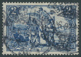 Dt. Reich 79 O, 1902, 2 M. Gotische Inschrift, Feinst, Mi. 130.- - Gebruikt