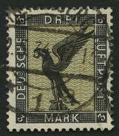 Dt. Reich 384 O, 1926, 3 M. Adler, Pracht, Gepr. D. Schlegel, Mi. 120.- - Gebruikt