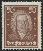 Dt. Reich 396 **, 1926, 50 Pf. Bach, Normale Zähnung, Pracht, Mi. 160.- - Ongebruikt