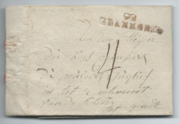 L. 10 Floréal 1798 Marque 92/GRAMMONT Brun Herl 17 + 4 Pour Gent - 1794-1814 (Période Française)