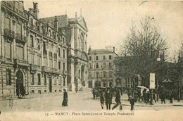 Nancy * La Place St Jean Et Le Temple Protestant * Hôtel De Strasbourg - Nancy