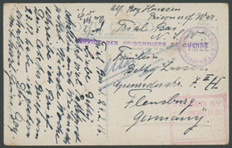 DEUTSCH-NEUGUINEA 1916, Ansichtskarte Aus Dem Lager TRIAL BAY Mit Blauem Zensurstempel L4 ... LIEUT.COL. GERMAN CONCENTR - German New Guinea