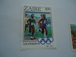 ZAIRE  MNH   STAMPS   OLYMPIC GAMES LOS ANGELES  1984 - Sonstige & Ohne Zuordnung