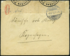 FELDPOST I.WK 1915, Brief Aus KYRITZ An Das Dänsische Rote Kreuz In Kopenhagen, Rückseitiger Violetter Zensurstempel (R4 - Brieven En Documenten