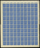 WEST-SACHSEN 134/5Y **, 1945, 20 Pf. Mittelblau Und 30 Pf. Oliv, Je Im Bogen (100), Mittig Angetrennt, Pracht, Mi. (200. - Andere & Zonder Classificatie