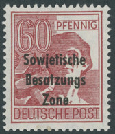 ALLGEMEINE-AUSGABEN 195a **, 1948, 60 Pf. Karmin, Postfrisch, Pracht, Gepr. Paul, Mi. 80.- - Other & Unclassified