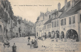 CPA 39 LONS LE SAUNIER RUE DU COMMERCE - Sonstige & Ohne Zuordnung