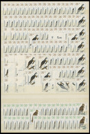 ENGROS 754-57 **, 1973, Vögel, 120 Postfrische Sätze, Fast Nur Pracht, Mi. 960.- - Other & Unclassified