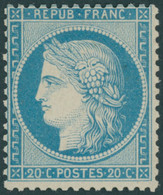 FRANKREICH 34a **, 1870, 20 C. Blau, Postfrisch, Pracht, Gepr. Pfenninger - Andere & Zonder Classificatie