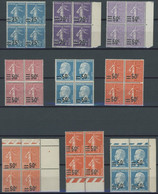 FRANKREICH 200-10 VB **, 1926/7, Freimarken In Viererblocks, Postfrischer, Prachtsatz, Mi. (88.-) - Andere & Zonder Classificatie