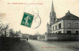 Chemillé * Route Rue Et Arrivée De Gonnard - Chemille