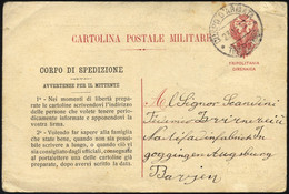 MILITÄRPOST 1912, Feldpoststempel CORPO D`ARMATA TRIPOLITANA Auf Seltener Feldpost-Vordruckkarte, Feinst - Militaire Post (PM)