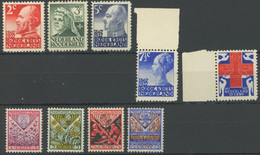 NIEDERLANDE 196-204A **, 1927, Rotes Kreuz Und Voor Het Kind, 2 Postfrische Prachtsätze, Mi. 100.- - Other & Unclassified