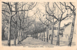 CPA 39 CHAMPAGNOLE LE BOULEVARD - Other & Unclassified