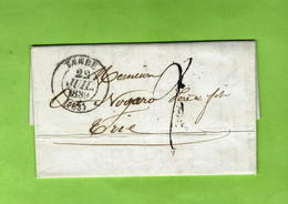 1839 De Fouchon Ainé à Tarbes Pour Nogaro à Trie Sur Baïse Hautes Pyrénées Voir TEXTE+SCANS - 1800 – 1899