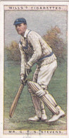 Cricketers 1929 - 47 G Stevens, Middlesex  -  Wills Cigarette Card - Cricket, Sport - Wills