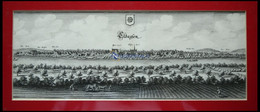 ELDAGSEN, Gesamtansicht, Kupferstich Von Merian Um 1645 - Prenten & Gravure