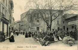 Pamiers * La Place Des Jacobins * Marché Foire Marchands * Imprimerie - Pamiers