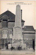 SAINT CLEMENT  - Le Monument De La Grande Guerre 1914-1918(123576) - Saint Clement