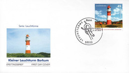 Germany   Lighthouses 2012  FDC 112 - Leuchttürme