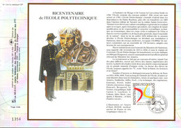DOCUMENT FDC 1994 BICENTENAIRE ECOLE POLYTECHNIQUE - 1990-1999