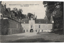 95    Menucourt  -   Le Chateau  Epoque Henri II - Cour Interieure - Menucourt