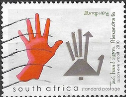 SOUTH AFRICA 2010 Taxi Hand Signs - (2r25) -  Alexandra To Randburg FU - Used Stamps