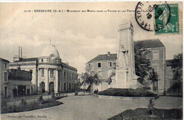 BRESSUIRE - Monument Des Morts Pour La Patrie Et Les Postes Et Télégraphes   (123580) - Bressuire