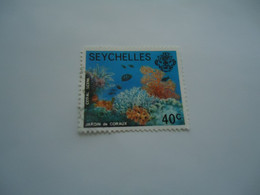 SEYCHELLES  USED STAMPS  FISHES  FISH   CORAL - Seychelles (1976-...)