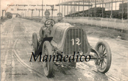 Automobile Circuit D'AUVERGNE Coupe Gordon Bennett 1905. DINGLEY( Pope Tolédo) Amérique. 2 Scans - Rallye
