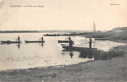 CPA 40 SOUSTONS LA PECHE SUR L'ETANG - Altri & Non Classificati