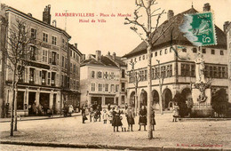 Rambervillers * La Place Du Marché * Hôtel De Ville * Commerce Magasin AU BON MARCHE - Rambervillers