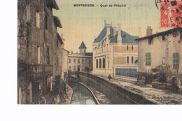 42- Montbrison Quai De L Hopital Carte Toilee - Montbrison