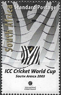 SOUTH AFRICA 2001 Cricket World Cup (2003) - (1r40) - International Cricket Council Logo FU - Oblitérés