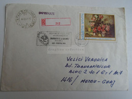 D189823  Romania  Registered  Cover  1984   Strunga  Iasi - Brieven En Documenten