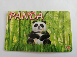 PORTUGAL ANIMALS /€5,- PANDA BEAR   Nice  Fine Used    Prepaid   **9481** - Portugal