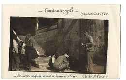 TURQUIE CONSTANTINOPLE 1920 " SORCIERES TURQUES " DIVINATION MAGIE MAGIC CARTE PHOTO MOSQUEE YENI VALIDE /FREE SHIPPING - Turkey