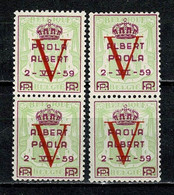 Belg. 1959 PR 2 X 131/32**, MNH - Privé- & Lokale Post