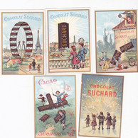 Lot De 5 Chromos / Decoupis -  Publicité Chocolat Suchard - - Suchard