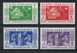 Nouvelles HEBRIDES Timbres Poste  N°171* à 174* Neufs Charnière TB Cote 8€75 - Neufs