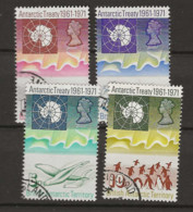 1971 USED  British Antactic Territory, Mi 39-42 Gestempeld - Used Stamps