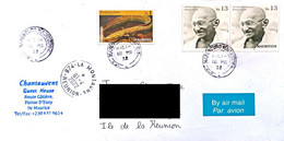 MAURITIUS MAURICE 2022 Cover Lettre Gandhi 2019 Eel - Mauritius (1968-...)