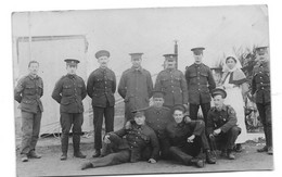 Cpa, Groupe Militaire, Poilus, Armée Belge, Guerre, Dos écrit 27/12/1914 - Personen