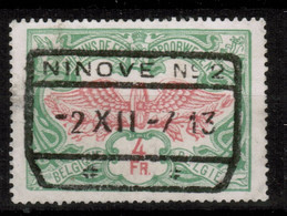 TR 45, Obliteration Centrale Nette Parfaitement Allignee NINOVE 2, RARE - 1895-1913