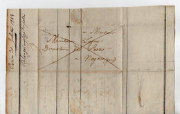 TB 3317 - 1822 - LAC - Lettre De Mr BELANGER Employé Des Postes à PARIS Pour Mr LAJOIE Directeur Des Postes à NOGARO - 1801-1848: Précurseurs XIX