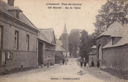 CPA - LIENCOURT - Café Beauchet - Rue De L'Eglise, Animé - Autres & Non Classés