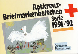 BRD  DRK-MH Mit 5x MiNr. 1564, Postfrisch **, FN 2, Privates Markenheftchen Des Dt. Roten Kreuzes, Wohlfahrt 1991 - Markenheftchen